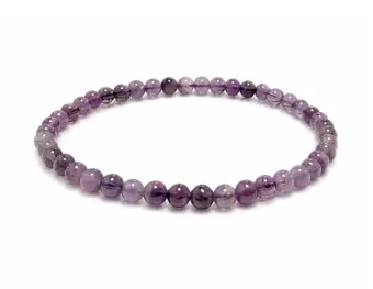 Bracelet Améthyste A perles 4-5mm