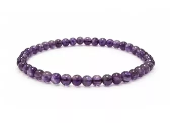 Bracelet Améthyste AA Perles 4-5 mm