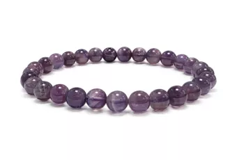 Bracelet Améthyste AB perles 6mm