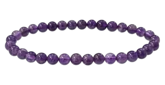 Bracelet Améthyste A perles 5.5-6.5mm
