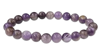 Bracelet Améthyste AB perles 7.5-8.5mm