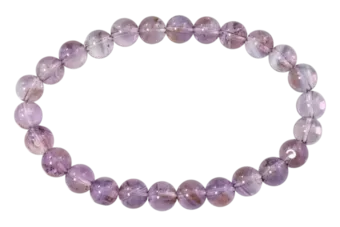 Bracelet Amétrine Bolivie AAA perles 7-8mm