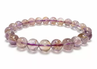 Bracelet Amétrine Bolivie AA perles 8-9mm