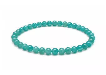 Bracelet Amazonite des États-Unis AA+ Perles 6 mm