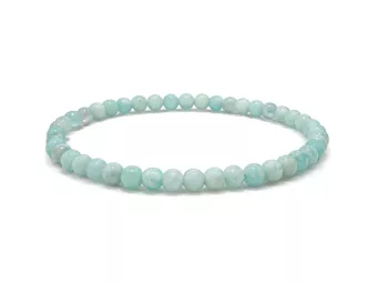 Bracelet Amazonite Pérou A perles 4-5mm