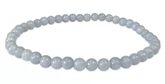 Bracelet Angelite A perles 4mm