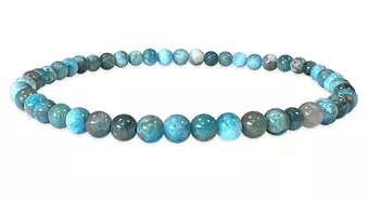 Bracelet Apatite Bleue A perles 4mm