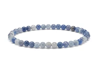 Bracelet Aventurine Bleue A perles 4-5mm