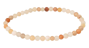 Bracelet Aventurine Pêche A perles 4mm