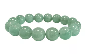 Bracelet Aventurine Verte A perles 10mm