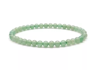 Bracelet Aventurine Verte A perles 4mm
