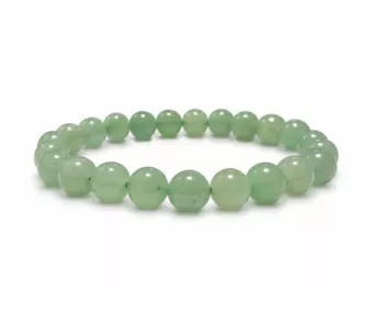 Bracelet Aventurine Verte A perles 8mm