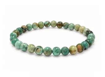 Bracelet Chrysocolle A Perles 6-7 mm