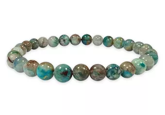 Bracelet Chrysocolle AA perles 5-6mm