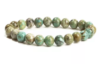 Bracelet Chrysocolle A perles 8mm