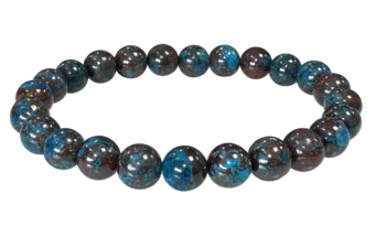 Bracelet Chrysocolle Turquie AAA perles 7mm