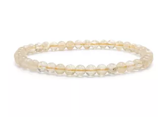 Bracelet Citrine AB naturelle perles 4-5mm