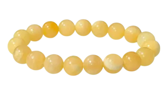 Bracelet Calcite Orange perles 10mm