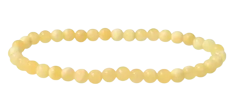 Bracelet Calcite Orange A perles 4-5mm