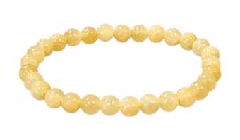 Bracelet Calcite Orange A+ perles 6mm