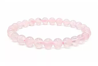 Bracelet Calcite Rose AA perles 6mm