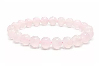Bracelet Calcite Rose AA perles 8mm