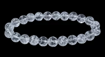 Bracelet Cristal de Roche Rainbow AA perles 9.5-10.5mm
