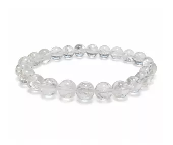 Bracelet Cristal de Roche Rainbow AA Perles 8-9 mm