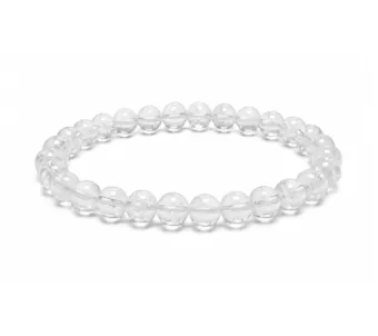 Bracelet Cristal de Roche AB perles 6mm