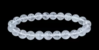 Bracelet Cristal de Roche AB perles 8mm
