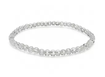 Bracelet Cristal de Roche Crack A perles 4mm