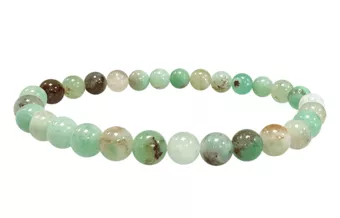Bracelet Chrysoprase A perles 6mm