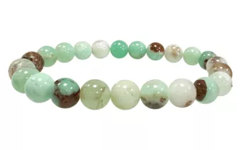 Bracelet Chrysoprase A perles 8mm