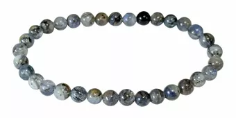 Bracelet Cyanite Bleue Naturelle perles 5.5mm