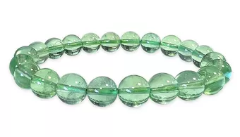 Bracelet Fluorite Verte AAA perles 8-9mm