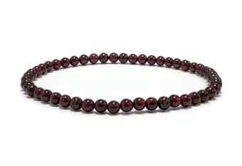 Bracelet Grenat Rouge A perles 4mm