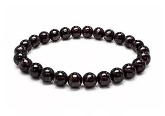 Bracelet Grenat Rouge AA perles 8-9mm