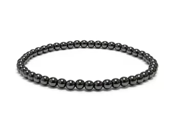 Bracelet Hématite A perles 4mm