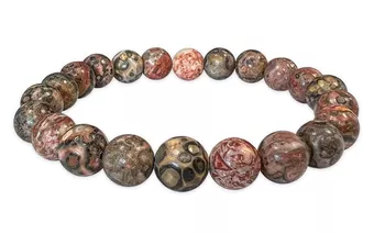 Bracelet Jaspe Léopard A perles 8-9mm