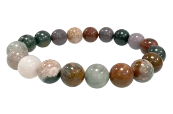 Bracelet Jaspe océan A perles 10mm