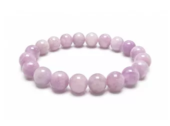 Bracelet Kunzite A+ Perles 10-11 mm