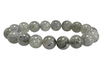 Bracelet Labradorite AB perles 10mm