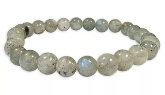 Bracelet Labradorite AB perles 6-7mm