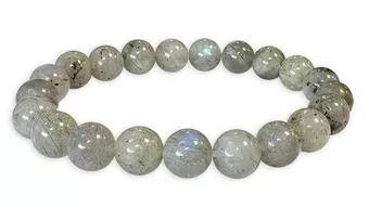 Bracelet Labradorite AB perles 8-9mm