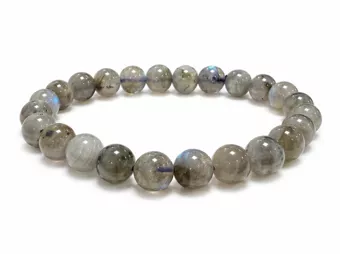 Bracelet Labradorite AA perles 8-9mm