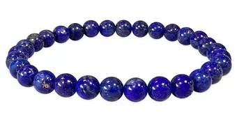 Bracelet Lapis Lazuli AAA perles 6.5-7.5mm