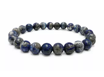 Bracelet Lapis Lazuli AB perles 8-9mm