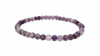 Bracelet Lépidolite A Perles 4-5mm