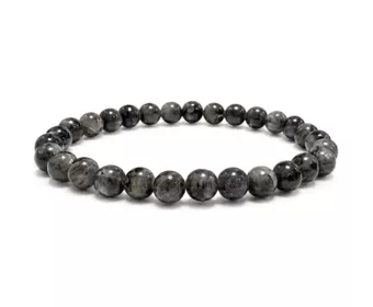 Bracelet Larvikite A Perles 6-7mm