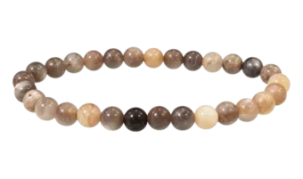 Bracelet Pierre de Lune Noire A perles 5.7-6.7mm